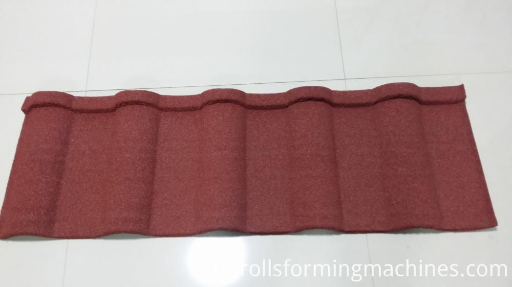 Vermiculite เครื่องเคลือบหลังคาหิน Vermiculite Stone Coated Roof Machine